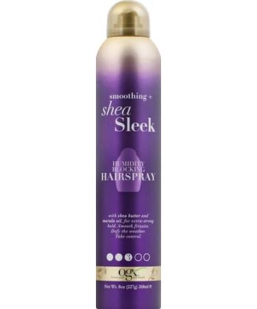 OGX Smoothing + Shea Sleek Humidity Blocking Hairspray 8 Ounce Purple 8 Ounce (Pack of 1) Hairspray - Buy Online on GoSupps.com
