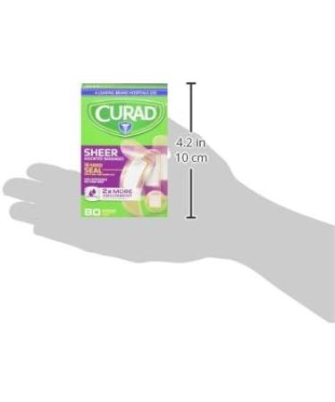 Curad Plastic Bandages Assorted Sizes - 80 ct | Flexible & Waterproof - Buy Online on GoSupps.com