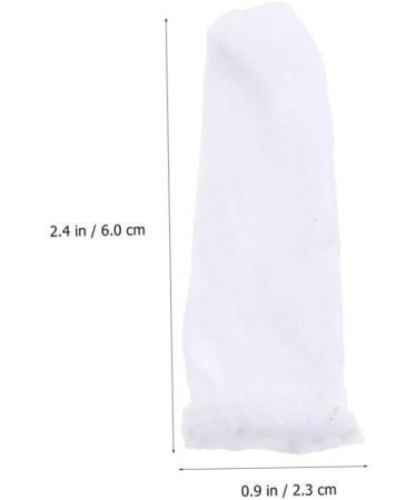 100pcs Pure Cotton Finger Cots for Protection - Soft Durable & Ideal for Safe Use | International Shipping Available - Buy Online on GoSupps.com