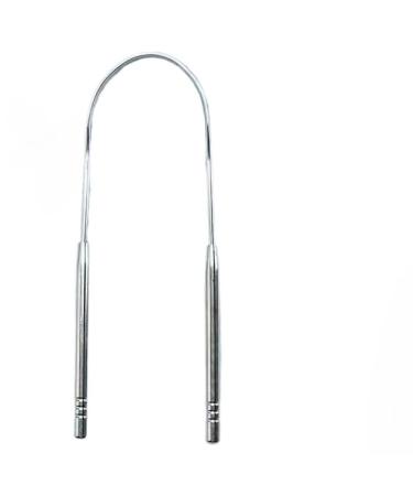 Stainless Steel Tongue Scraper Fights Bad Breath Tongue Cleaner for Adults Mouth Care for Fresh Breath Travel Essentials for Oral Care Easy to Use
