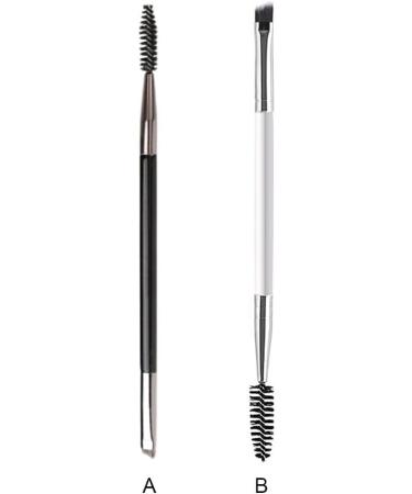 Dajidafu Eyebrow Brush Wool Fiber Easily Grip Dual Ended Multifunction Tinting Spoolie Mini Eyeliner Brow Brushes Eyelash Tools Single End - Buy Online on GoSupps.com