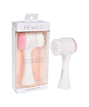 REVEL  Facial Cleansing Brush Duo  Exfoliating and Cleansing Brush  Dual Side Brush - Buy Online on GoSupps.com