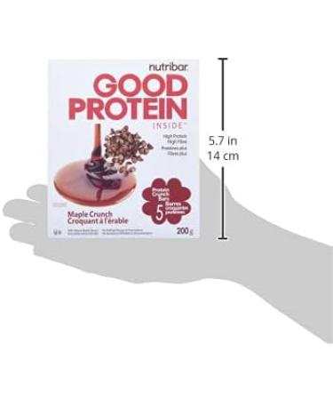 Nutribar Good Protein High Protein Bars Maple Crunch 13g Protein Per Bar 5 Bars - Buy Online on GoSupps.com
