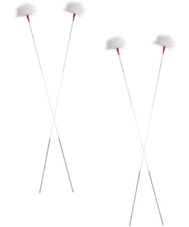DOITOOL 4pcs Goose Feather Ear Pick | Ear Wax Cleaning Stick & Remover Tools - Buy Online on GoSupps.com