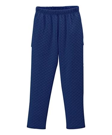 Womens Open-Back Adaptive Quilted Knit Track Suit Pant XX-Large Indigo