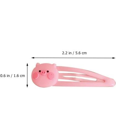 9Pcs Pink Hair Clips for Girls | Snap Barrettes & Bobby Side Clips | Toddler Kids Accessories for New Year & Holiday Parties - Buy Online on GoSupps.com