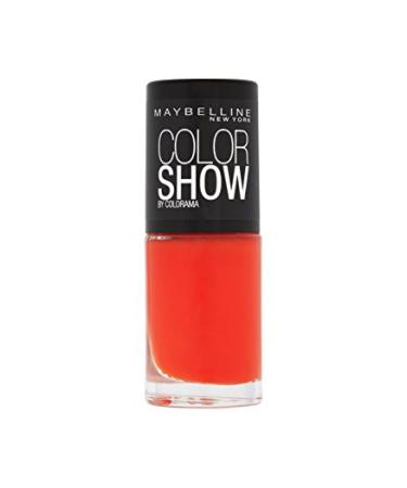 Gemey Maybelline Colour Show Nail Polish No. 341 Orange Attack