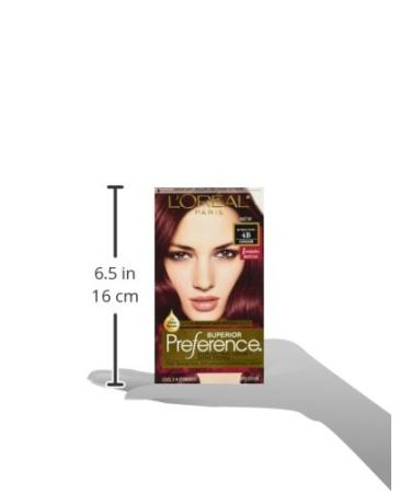 L'Oreal Paris Superior Preference 4B Burgundy - Fade-Defying Color & Shine | International Shipping Available - Buy Online on GoSupps.com