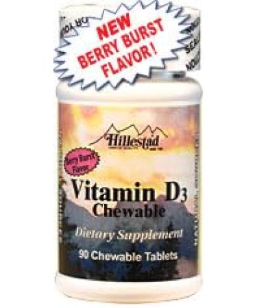 Dialyvite Hillestad Pharmaceuticals - Vitamin D3 Chewable - 90 Tablets