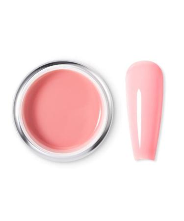 1pc Beautilux UV LED Hard Construction Nail Gel Soak Off Nails Pink UV Gel Polish Nail Art Builder Extension Gel 50g - (Color: 008 Style A) 008 / Style a