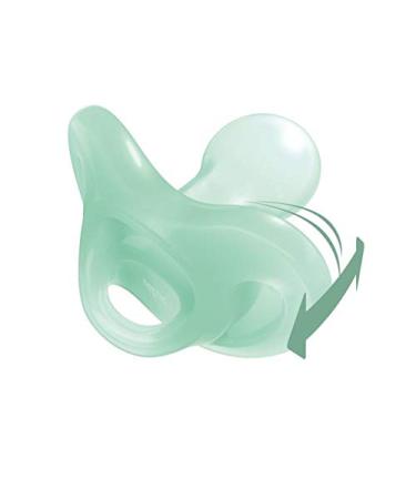 NUK Sensitive Pacifier for 0-6 Months | 100% Silicone BPA-Free | Gentle for Delicate Skin | Blue & Green 2-Pack - Buy Online on GoSupps.com