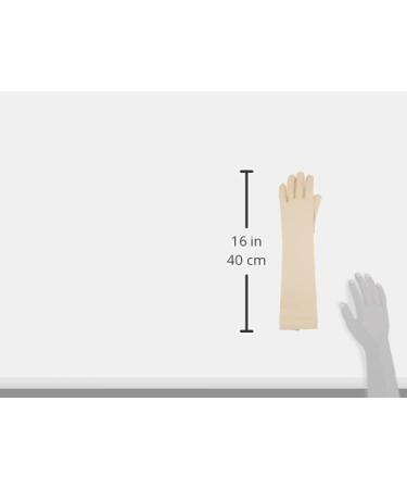 Rolyan Forearm Length Left Compression Glove - Full Finger Sleeve for Edema Swelling & Varicose Veins - Medium Size - Buy Online on GoSupps.com