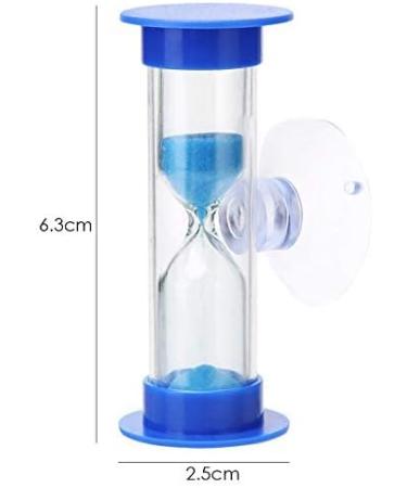 Children's Handwroll Toothbrush & 2-Minute Sandglass Timer - Mini Hourglass for Brushing Teeth (Pink) | International Shipping - Buy Online on GoSupps.com