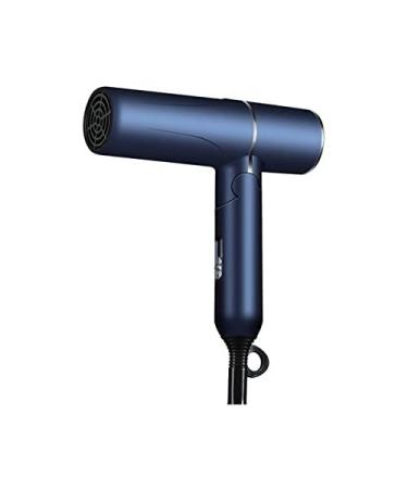Foldable Small Hair Dryer with Diffuser Professional Ion Compact Travel Hair Dryer Portable 2 Speed/3 Heat Settings (Blue)
