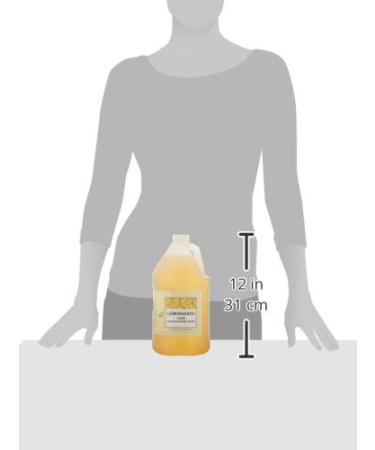 Lemongrass Pure Castile Liquid Soap - Vegan Non-GMO All Skin Types 1 Gallon - Face Hand & Body Wash - Buy Online on GoSupps.com