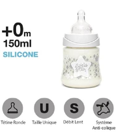 Suavinex My Essentials White Star Baby Kit with 1 Dummy -2/4 m + 2 Bottles 270 ml + 1 Bottle 150 ml + 1 Drinking Cup 150 ml - Buy Online on GoSupps.com