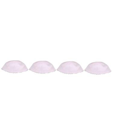 FRCOLOR 4pcs Silicone Highlighter Cap Hair Frosting Cap Hair Coloring Tools Hair Dye Cap Hair Crochet Hook Highlight Kit for Dark Hair Dyeing Color Caps Salon Silica Gel Pink Set Frosted
