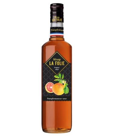 sirop LA FOLIE - Pamplemousse Rose - 70 cl by COMBIER - SAUMUR