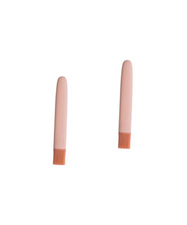 Alipis 2pcs Silicone Brush for BBQ Basting Brush Barbeque Oil Brush Grill Brush Nordic Pancake Brush 20.5*3*1.5cmx2pcs Pinkx2pcs