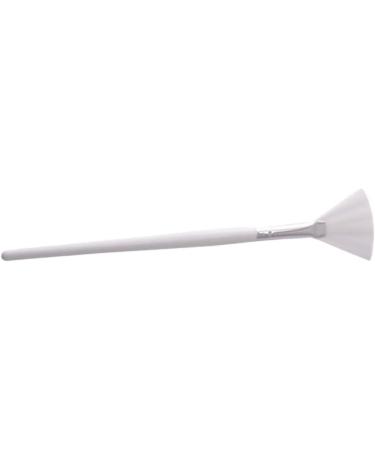 VINTORKY DIY Makeup White Makeup Fan Makeup Fan up for Facial Brush Fan Shape Brushes Brush with Wood Handle Make up Care - Buy Online on GoSupps.com