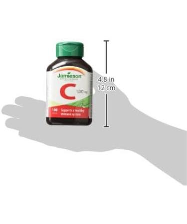 Jamieson Vitamin C 1 000 mg 100 Count (Pack of 1) - Buy Online on GoSupps.com