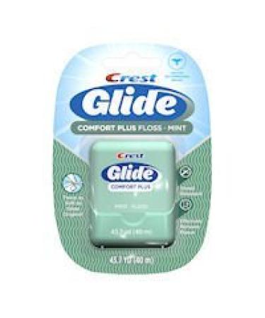Oral B Glide Comfort Plus Dental Floss Mint 43.7 Yd
