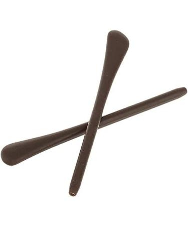 Jilibaba 10pcs Soft Silicone Rubber Temple End Tips for Eyeglasses & Sunglasses - Brown Ear Socks Replacement - Buy Online on GoSupps.com