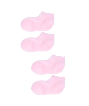 minkissy 2 Pairs Protective Socks Spa Socks Moisturizing Feet Sock Moisturizing Stocking Cracked Feet Socks Heel Sockss Foot Heel Protector Socks Women Socks Open Toe Socks Sebs Lotion Miss