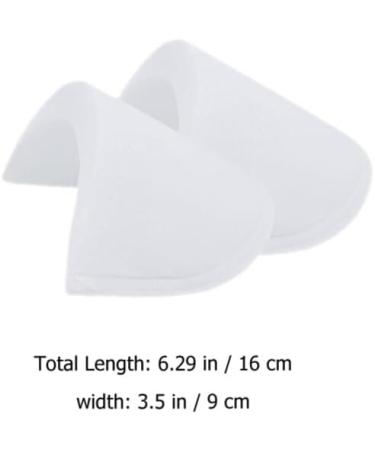 Cabilock 4 Pairs Blazer Shoulder Pads - Foam Bra Strap Cushions for Women | Push Up Shoulder Enhancer & Sponge Boosters for Clothing - Buy Online on GoSupps.com