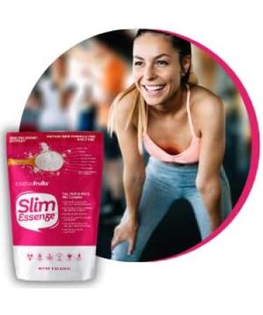 Essenze Slim Instant Berry Tea 8 Oz - Herbal Detox Powder for Flat Tummy - Digestion & Bloating Relief - 31 Cups - Buy Online on GoSupps.com