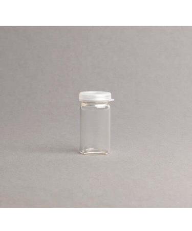 Tablet jars with snap-on lids clear 5-6ml 12 pieces
