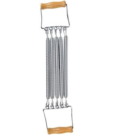 Spring Wall Pulley Chest Expander - Removable Fitness Bands for Muscle Training & Stretching with Wooden Handle - Buy Online on GoSupps.com