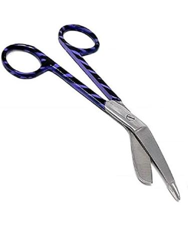 5.5'' Color Coated Lister Bandage Scissors - Dark Blue | Nursing Student First Aid Utility Scissors - Buy Online on GoSupps.com