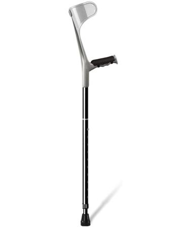 Forearm Crutches Adjustable Forearm Crutches Grip with Comfortable Grip - Sturdy high Density Aluminum Durable for Standard and Tall Adults Lightweight Arm Crutch Journey