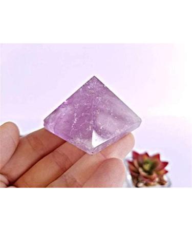 Small Piece Natural Amethyst Quartz Crystal Pyramid Reiki gem Stone Purple Amethyst Crystal Pyramid wolesale Obelisk - Buy Online on GoSupps.com