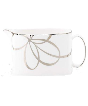 KATE SPADE NEW YORK Belle Boulevard Sauce Gravy Boat White Platinum NEW