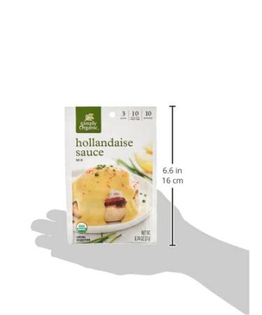 Simply Organic Hollandaise Sauce Mix - 0.74 oz | Organic, Gluten-Free - Buy Online on GoSupps.com
