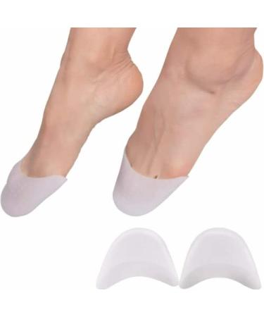 Saraoriginalhop 1 pair of silicone gel protection for tips forefoot pads for feet protective cap toe protection toe protection for peak shoes ballet shoes and classic dance