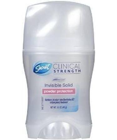 Secret Clinical Strength Invisible Solid Women's Antiperspirant & Deodorant Powder Protection 1.6 Oz (2 Pack) - Buy Online on GoSupps.com