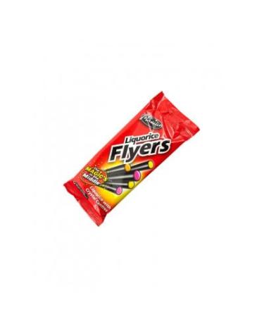 FLYERS Liquorice with Fruit Crystal Centre 75 g (Pack of 12) By TBD365 GIFFTING