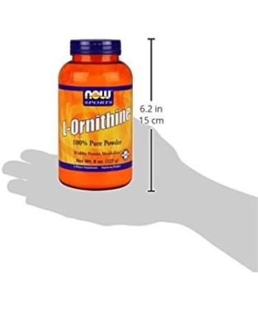 NOW Foods Sports L-Ornithine 8 oz | Premium Amino Acid for Muscle Recovery | Fast International Shipping - Buy Online on GoSupps.com