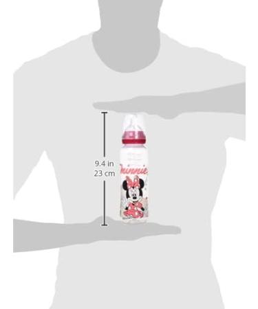 Tigex 80603169 - Minnie Mouse Narrow Neck Baby Bottle - Girl - 330 ml Light Pink - Buy Online on GoSupps.com
