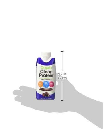 Orgain Whey Protein Shk Chocolate Fudge 11 oz (Pack of 2) - Buy Online on GoSupps.com