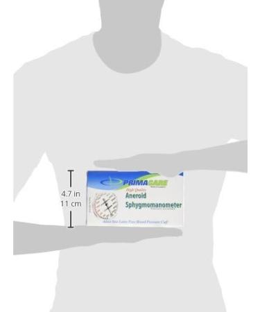 Primacare DS-9192 Adult Size Blood Pressure Kit with Aneroid Sphygmomanometer and Stethoscope - Latex-Free Inflation System, Nylon Cuff - Professional Grade - Buy Online on GoSupps.com