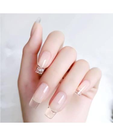 Acrylic Nail Powder 120g Extension French Nail Powder by Clear for Nail Art Manicure (Clear No Need UV/LED Lamp) - Buy Online on GoSupps.com