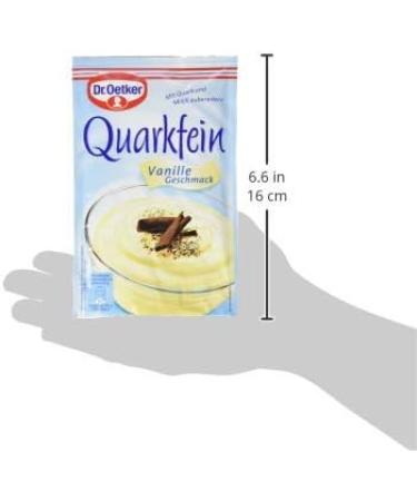 Dr. Oetker - Quark fine vanille (Quarkfein Vanille) | Poids Total 55 grams - Buy Online on GoSupps.com