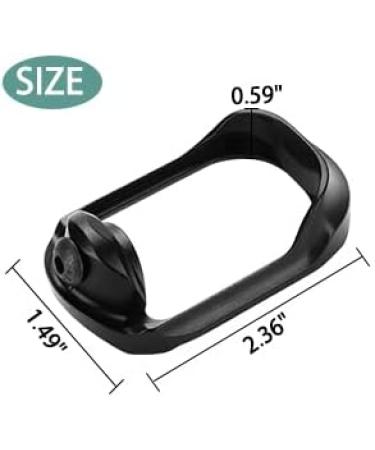 AGGXPF for 19 Gen 5 Base  Anodized Aluminum Flared and Enhanced Base with Insert Plug for 19 Generation 5 Only Black - Buy Online on GoSupps.com