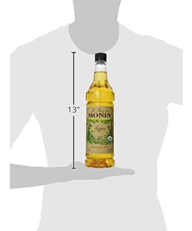 MONIN Organic Agave Nectar Syrup - 33.8 Fl Oz (1-Pack) - Buy Online on GoSupps.com