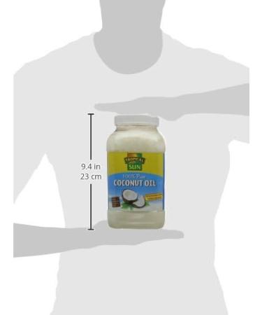 Tropical Sun Coconut Oil 100% Pure 2L - Buy Online on GoSupps.com