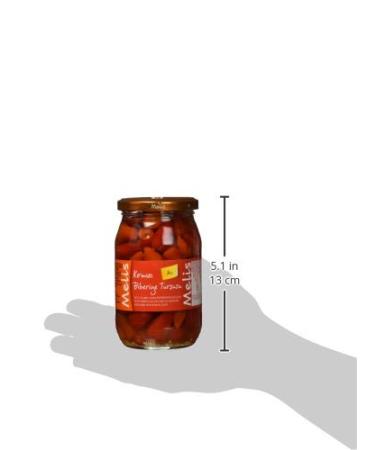 Buy Melis Pickled Red Baby Peppers - Very Hot Biberiye 6 Pack (6 x 335g) - Spicy Gourmet Ingredients for International Shipping - Buy Online on GoSupps.com